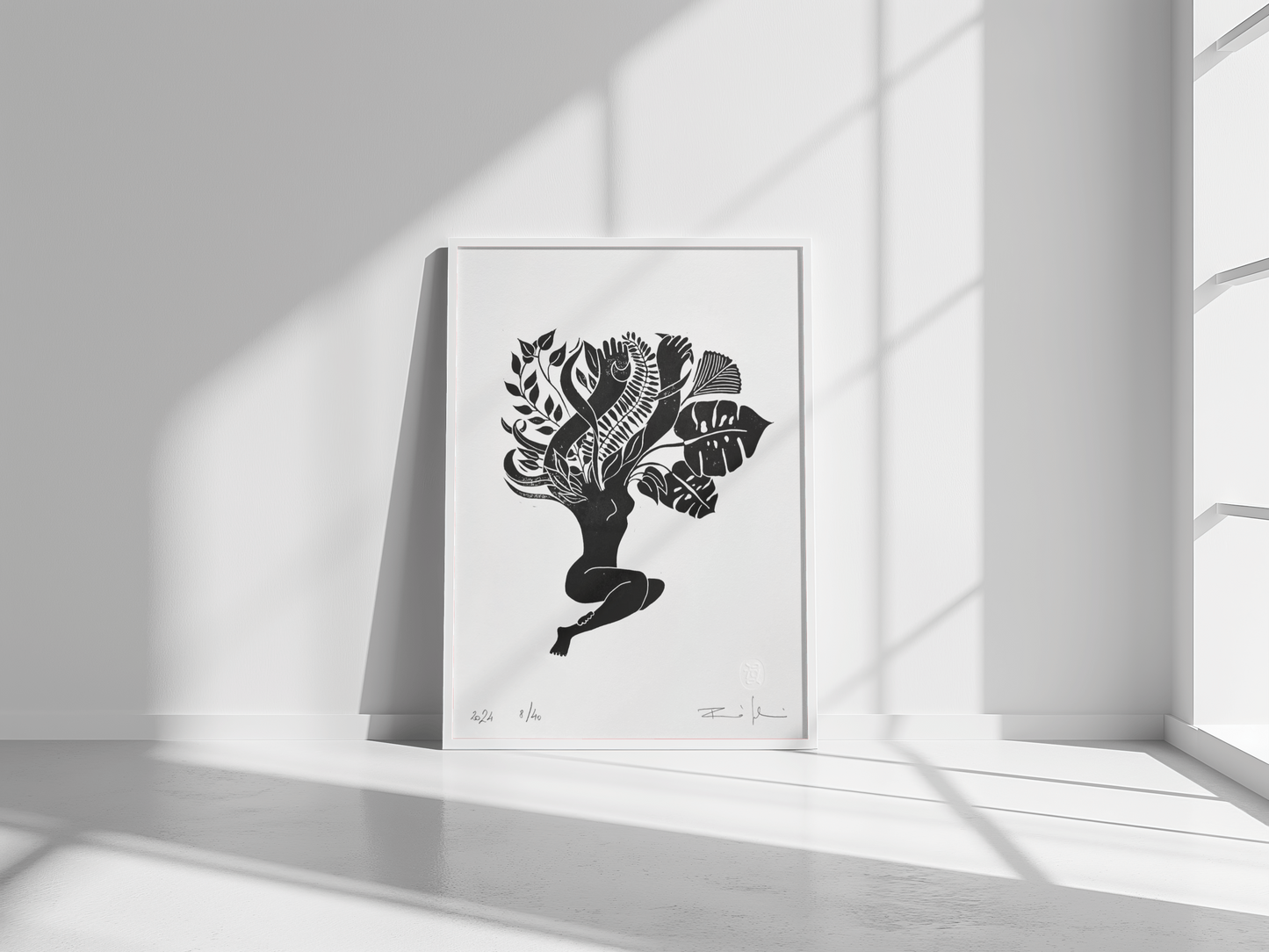 Planted woman A3