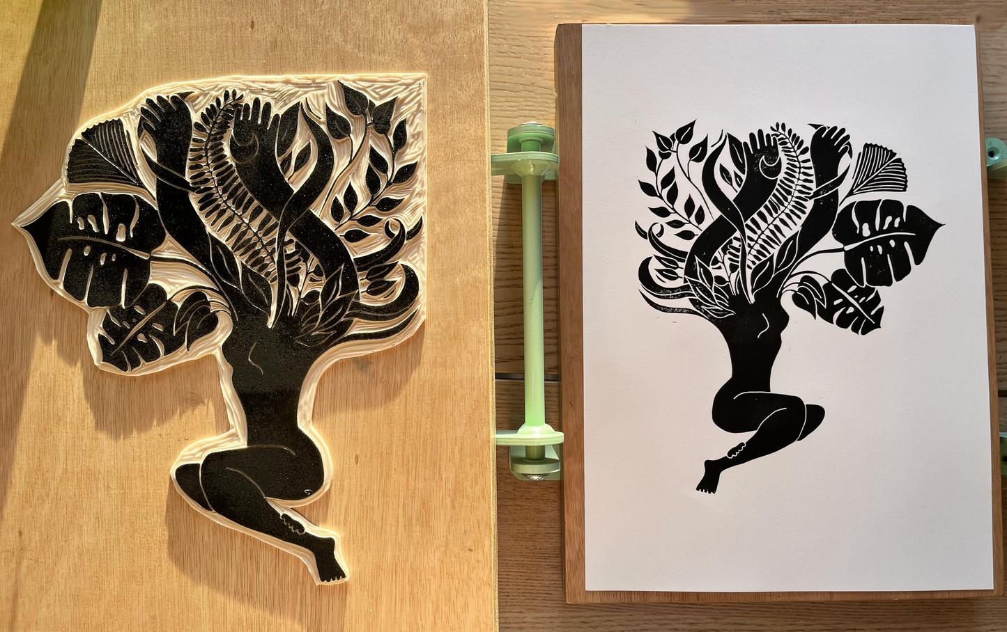Planted woman A3
